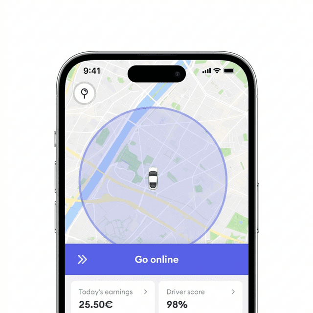 Bolt App Mockup Indigo